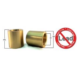 EBCB162412 | Lead Free Cast Bronze Sleeve Bushing | 1 ID x 1-1/2