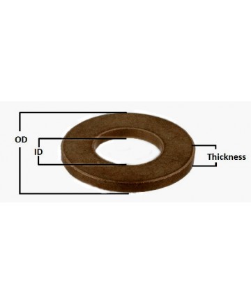 DPEW162402 | Driplane Thrust Washer | 1 ID x 1-1/2 OD x 1/8 THICK