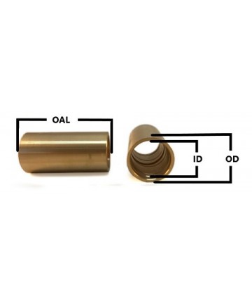 ECB- Bronze Spring Eye Bushing C932 Bronze with Spira-lube Groove