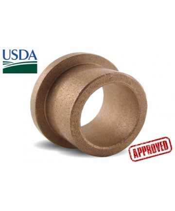 ECOF050712 | USDA Approved Oil Impregnated Flanged | 5/16 ID x 7/16 OD x 0.75 OA