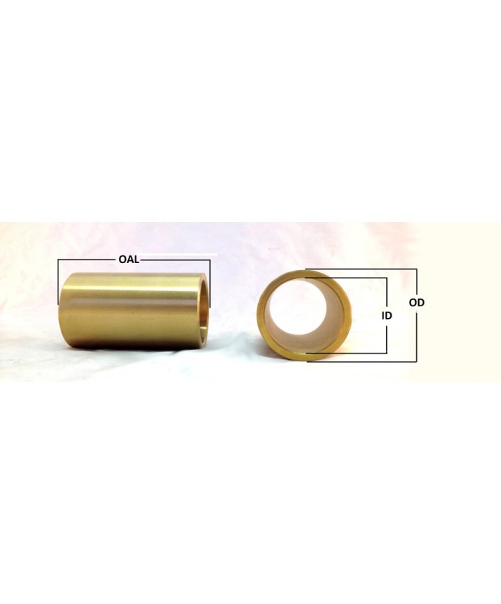 OD x 0.4375 in SAE 841 Genuine Oilite Length Sintered Bronze Sleeve Bearing 0.376 in ID x 0.627 in