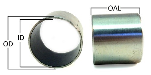 Metric  Bushing 25 MM OD  X 16 MM  ID  X 120 MM Long 1 Pc  FREE SHIPPING 