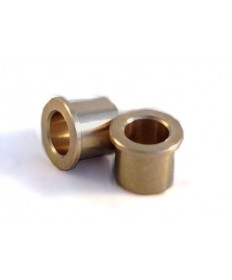 CFM012016020 | Metric Cast Bronze Flanged | 12 ID x 16 OD x 20 OAL x 23 FLOD x 3