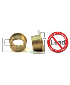 EBCF081205 | Lead Free Cast Bronze Flanged | 1/2 ID x 3/4 OD x 5/8 OAL 1 FLOD x