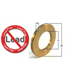 EBTW051202 | Lead Free Cast Bronze Thrust Washer | 5/16 ID x 3/4 OD x 1/8 THICK