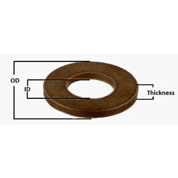 DPEW122502 | Driplane Thrust Washer | 3/4 ID x 1-9/16 OD x 3/32 THICK