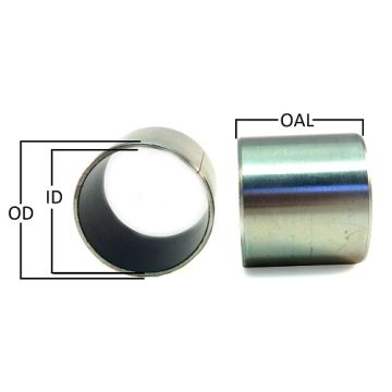 M11070BU | Steel Backed Metric Sleeve | 110 ID x 115 OD x 70 OAL