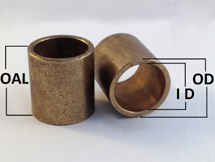 AA-3006-1 | Oil Impregnated Bronze Sleeve | 2-3/4 ID x 3 OD x 1-1/2 OAL